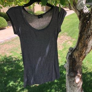 On hold Grey slub tee S